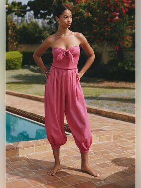 Anthropologie Celandine 100 % Cotton Jumpsuit NWT!